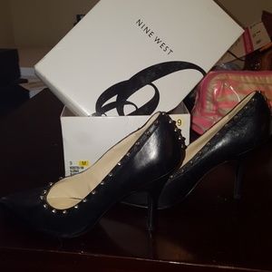 Nine West Studded High Heels